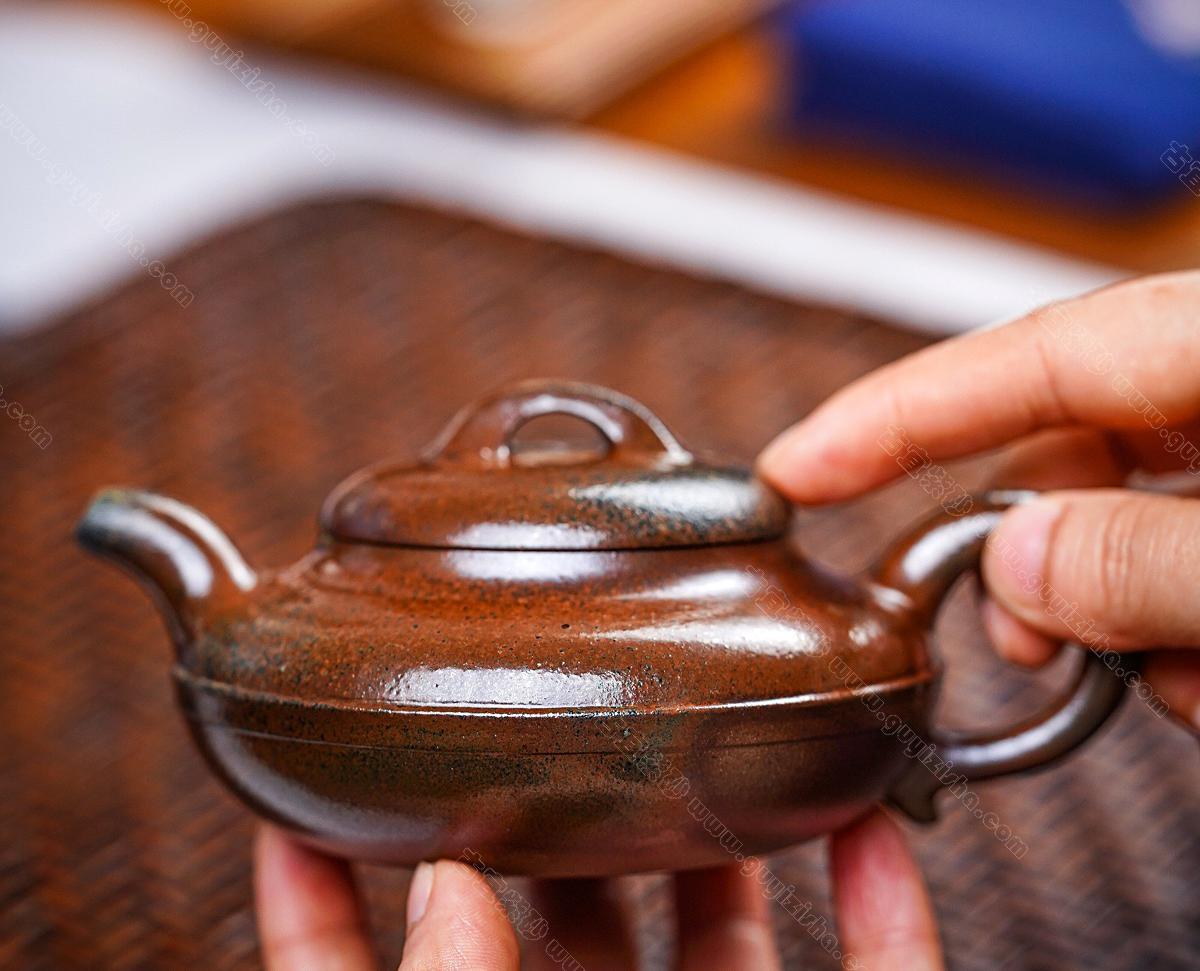 獨家首發(fā)，品名：線圓。泥料：極品紫泥（